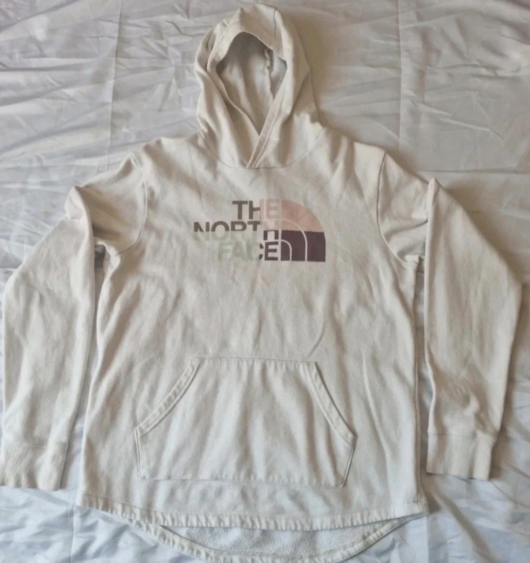 The North Face girls cream jumper size youth xl