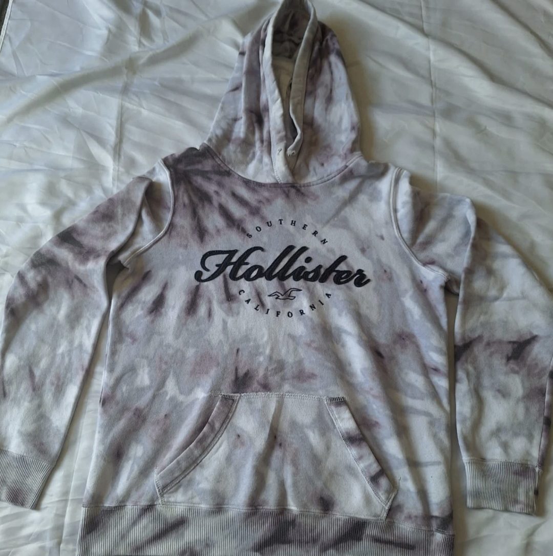 Hollister ladies tie dye effect jumper size small