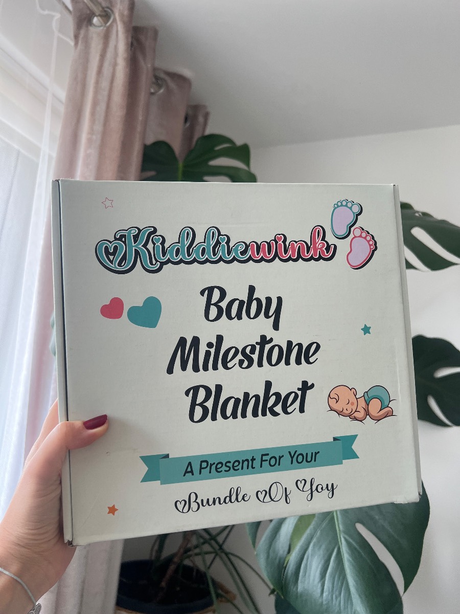 Kiddiewink Baby Milestone Blanket – Used Once, Excellent Condition!