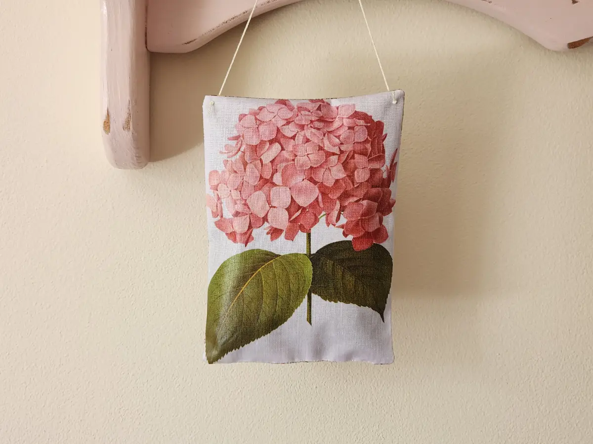 Pink Hydrangea Lavender Bag Decoration