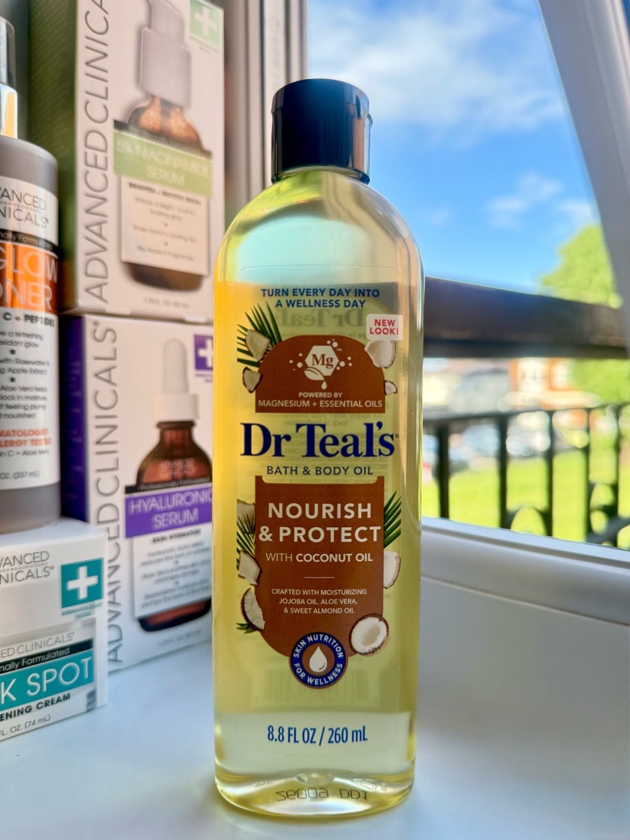 Dr Teal's Nourish & Protect Bath & Body Oil with Coconut Oil