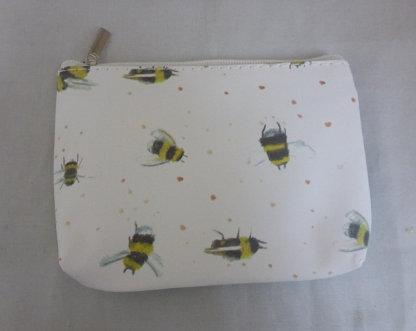 Black Ginger Kat Jackson Bumble Bee Coin Purse