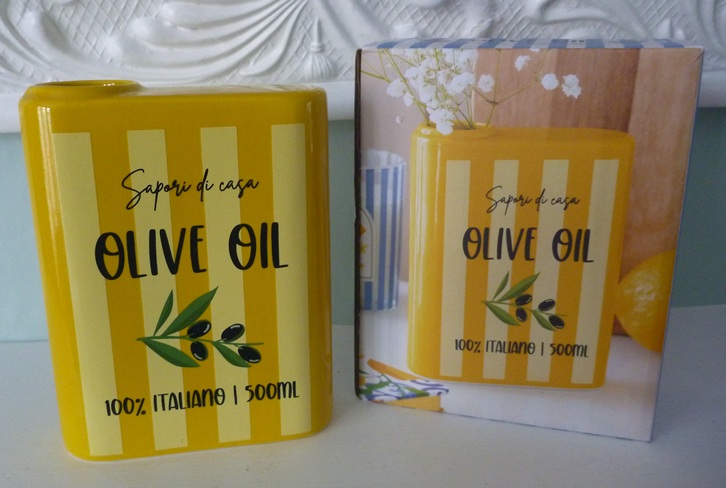 Olive Oil Yellow Novelty Food Shaped 3D Ceramic Vase