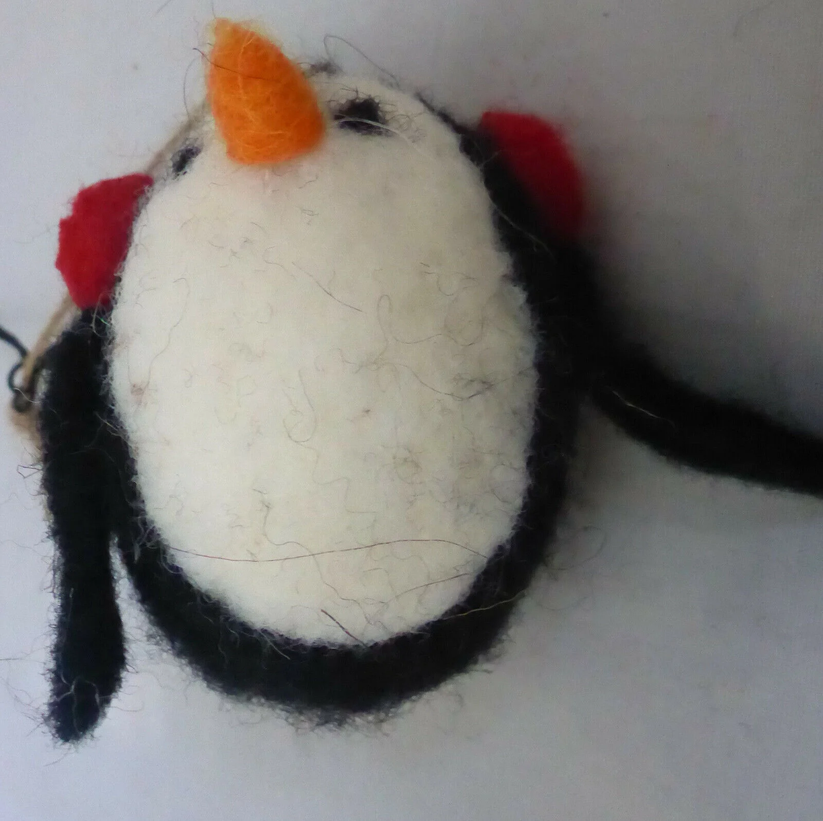 Sass & Belle Felt Hanging Penguin with Ear Muffs | Christmas Decoration