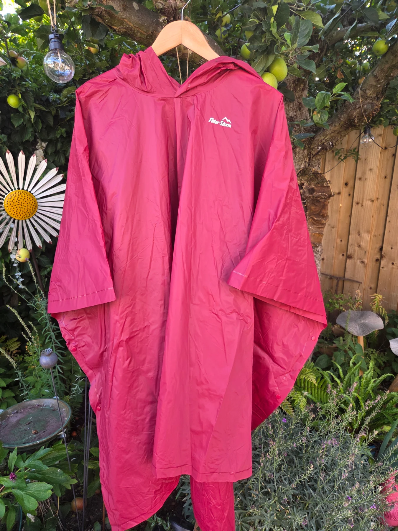 Peter Storm, One Size Poncho, featuring a lightweight, waterproof design fixed hood side poppers