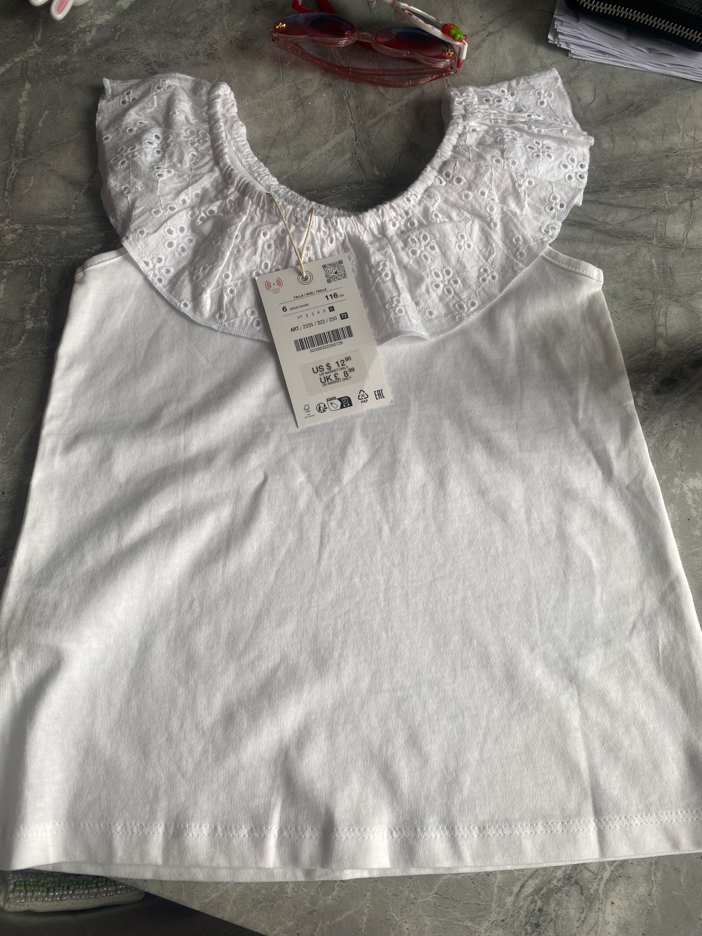 Zara girls top