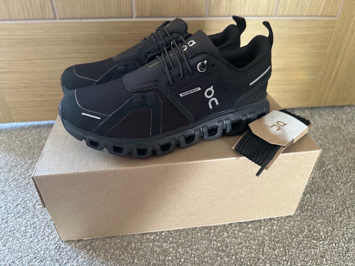 On Cloud 6 Women’s Black Mesh Textile Lace-Up Trainers UK 3 EU 36 RRP £160