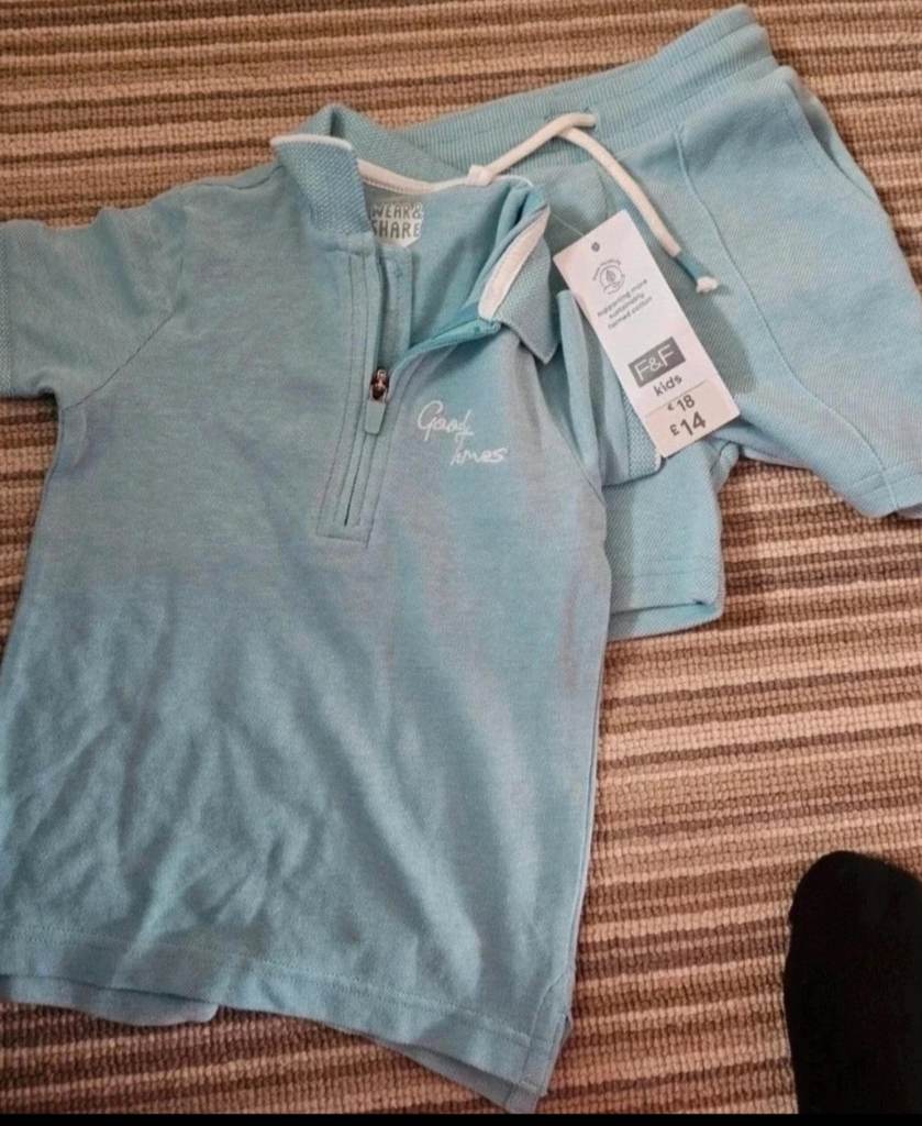 F&F boys summer set
