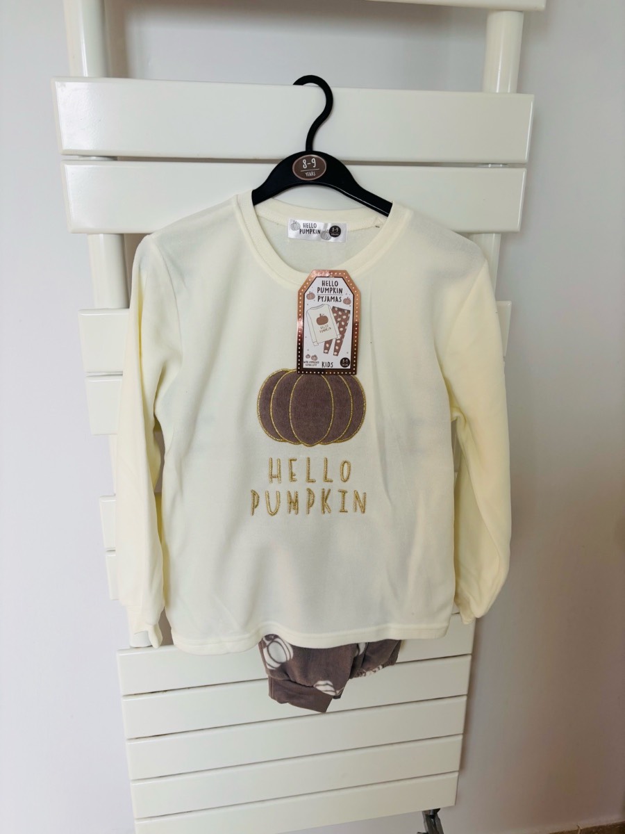 Kids Pumpkin Halloween Pyjamas