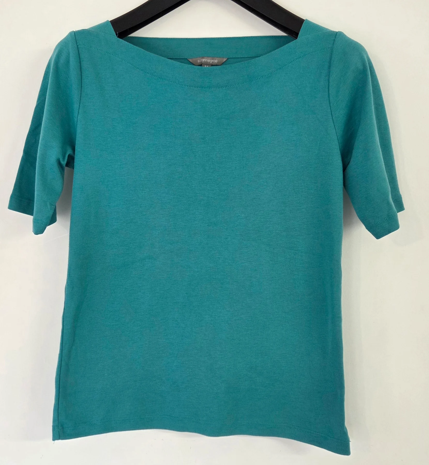 Suzannegrae Green Short Sleeve Top/T-shirt Size M
