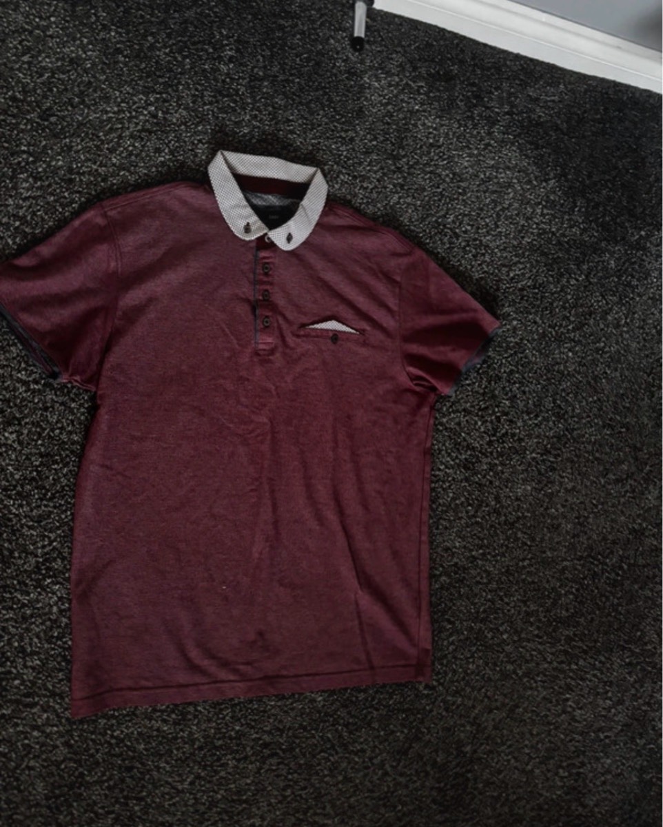 Easy Premium Burgundy Polo | Size M | Great Condition