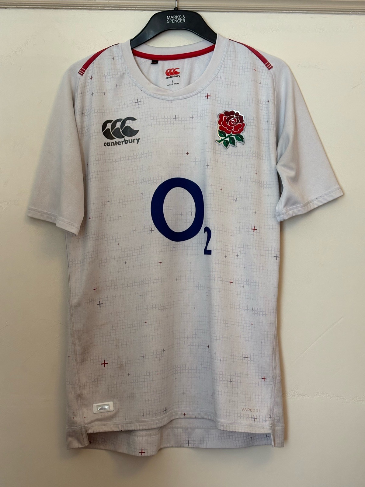 Canterbury 2018/19 England rugby home rugby shirt men’s size uk L large