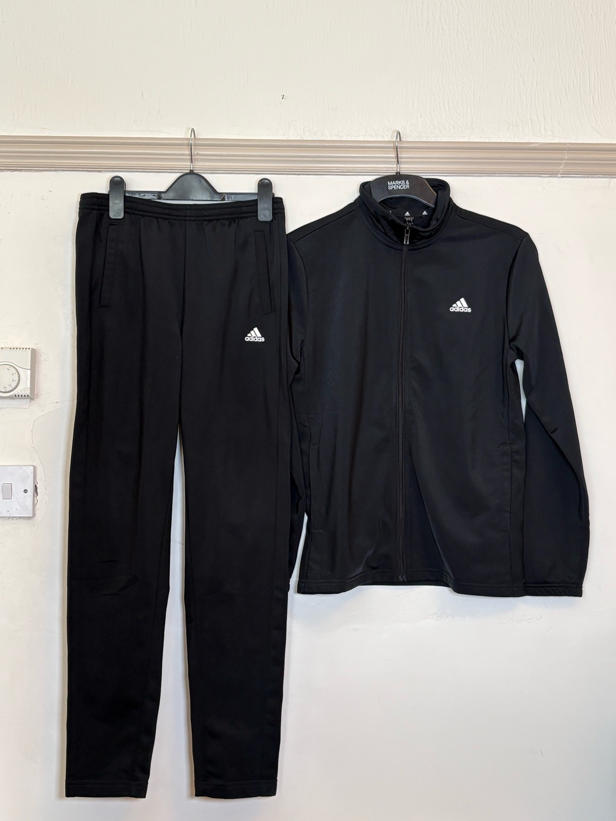 Adidas essentials 2 piece tracksuit size uk 13-14 years