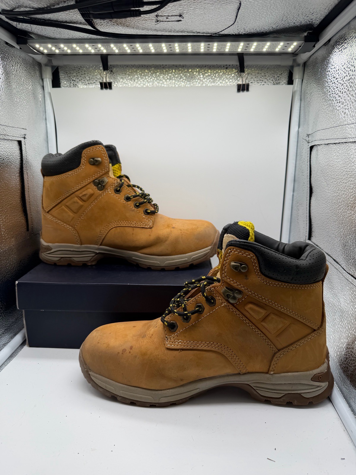 Stanley men’s safety steel toe work boots size uk 8