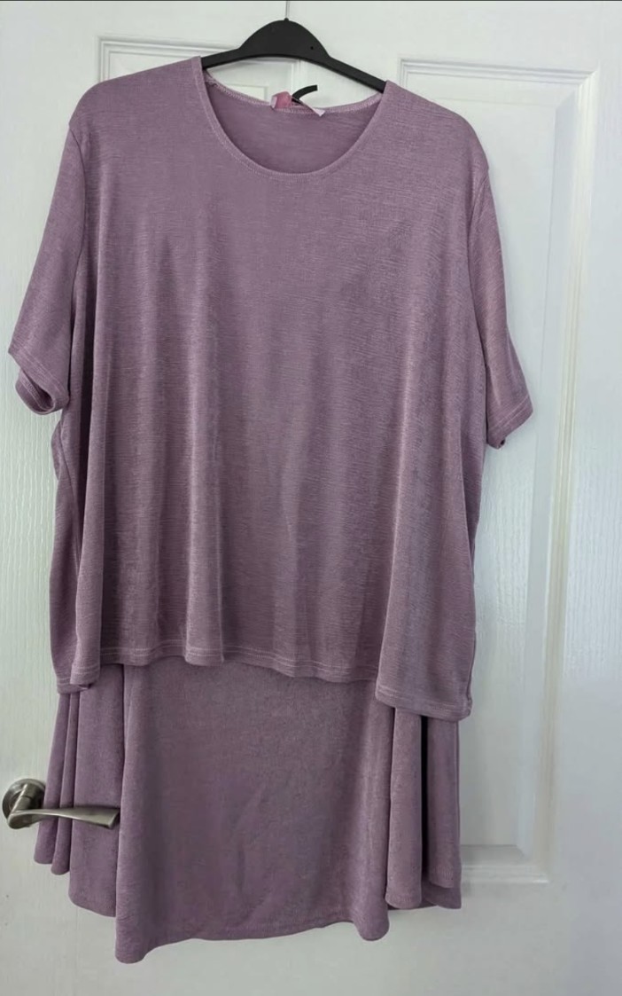NEW JULIPA TWO PIECE IN LILAC TOP 24/26..SKIRT 24