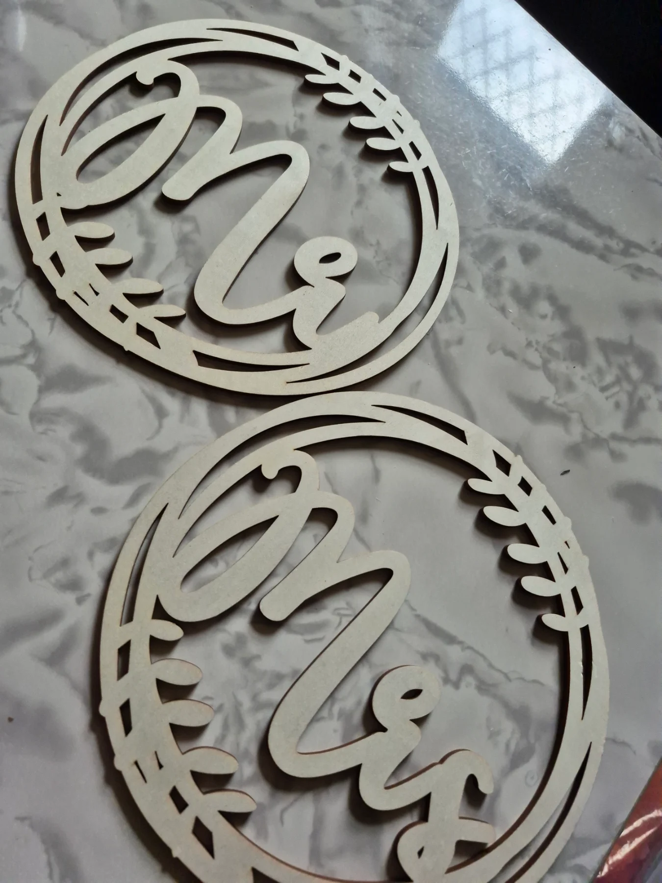 Wedding Decor mr &mrs