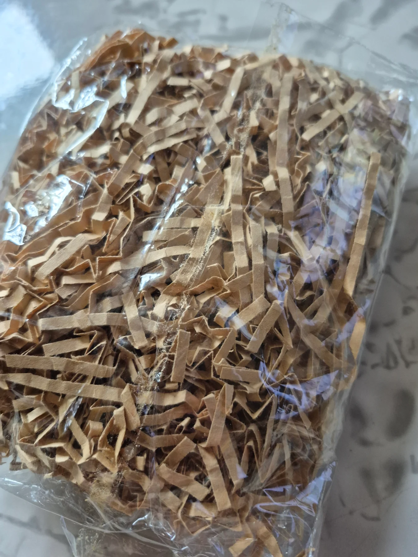 Shredded paper
