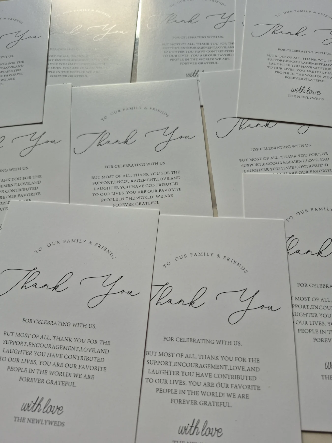 Wedding Thank You Cards