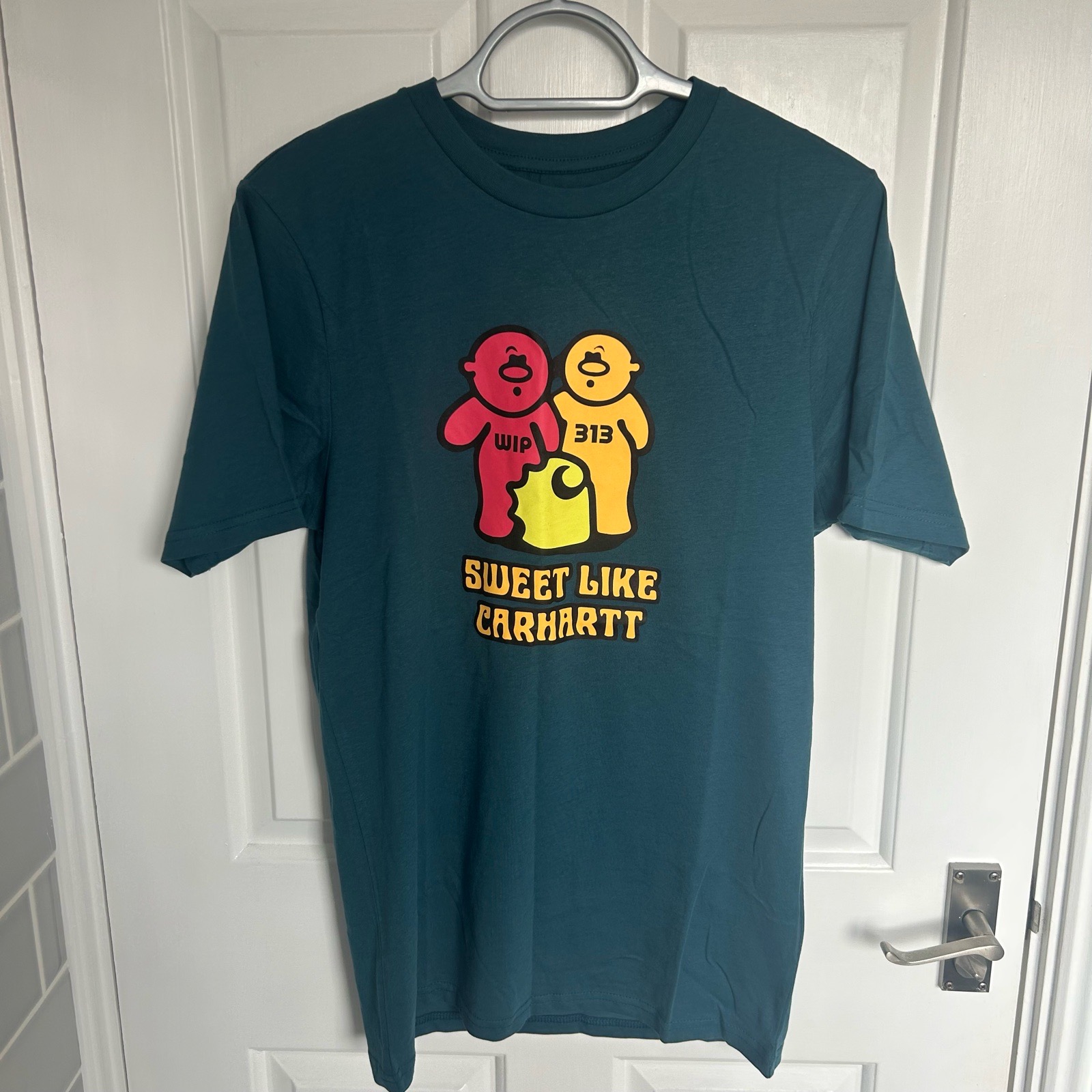 Carhartt WIP Gummy T-Shirt – Petrol Blue – Size S