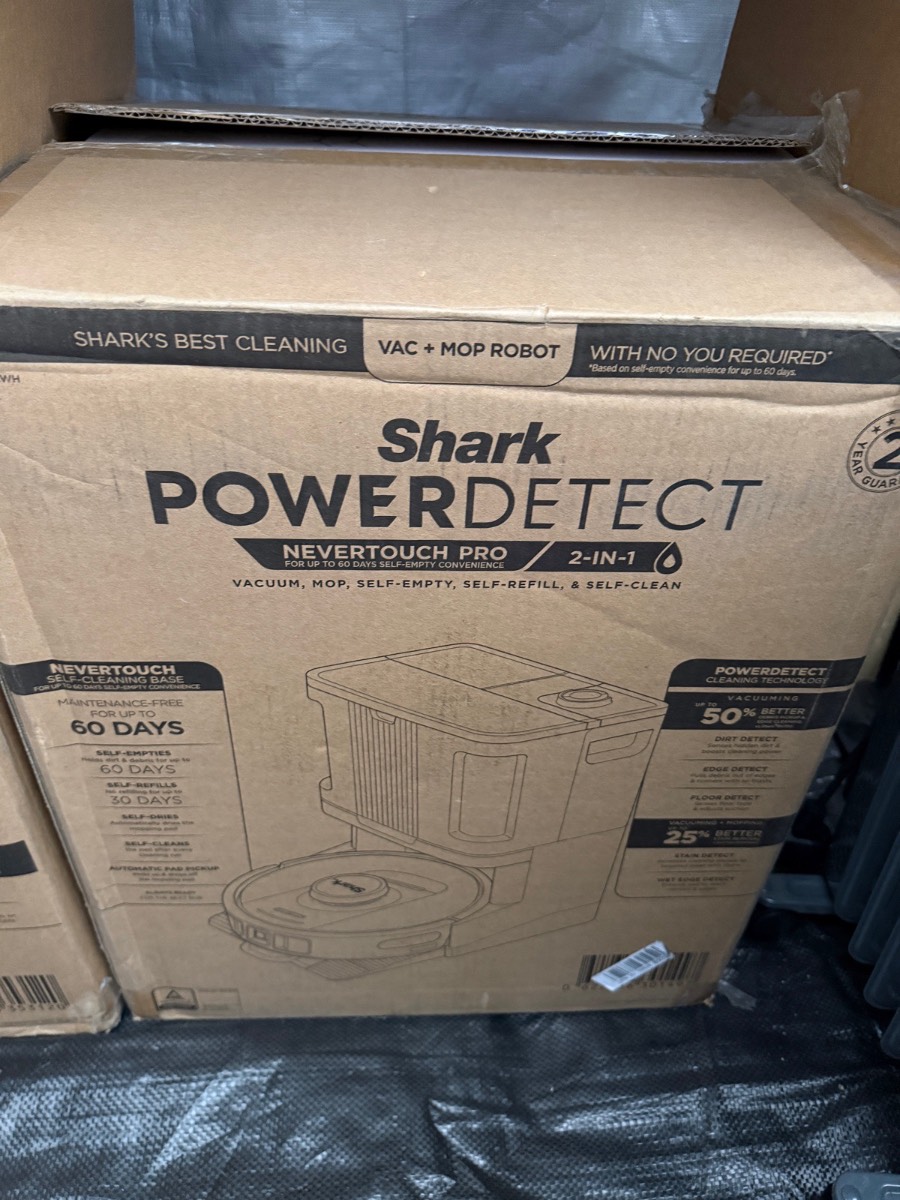 Shark robot hoover and mop 2 in 1 power detect
