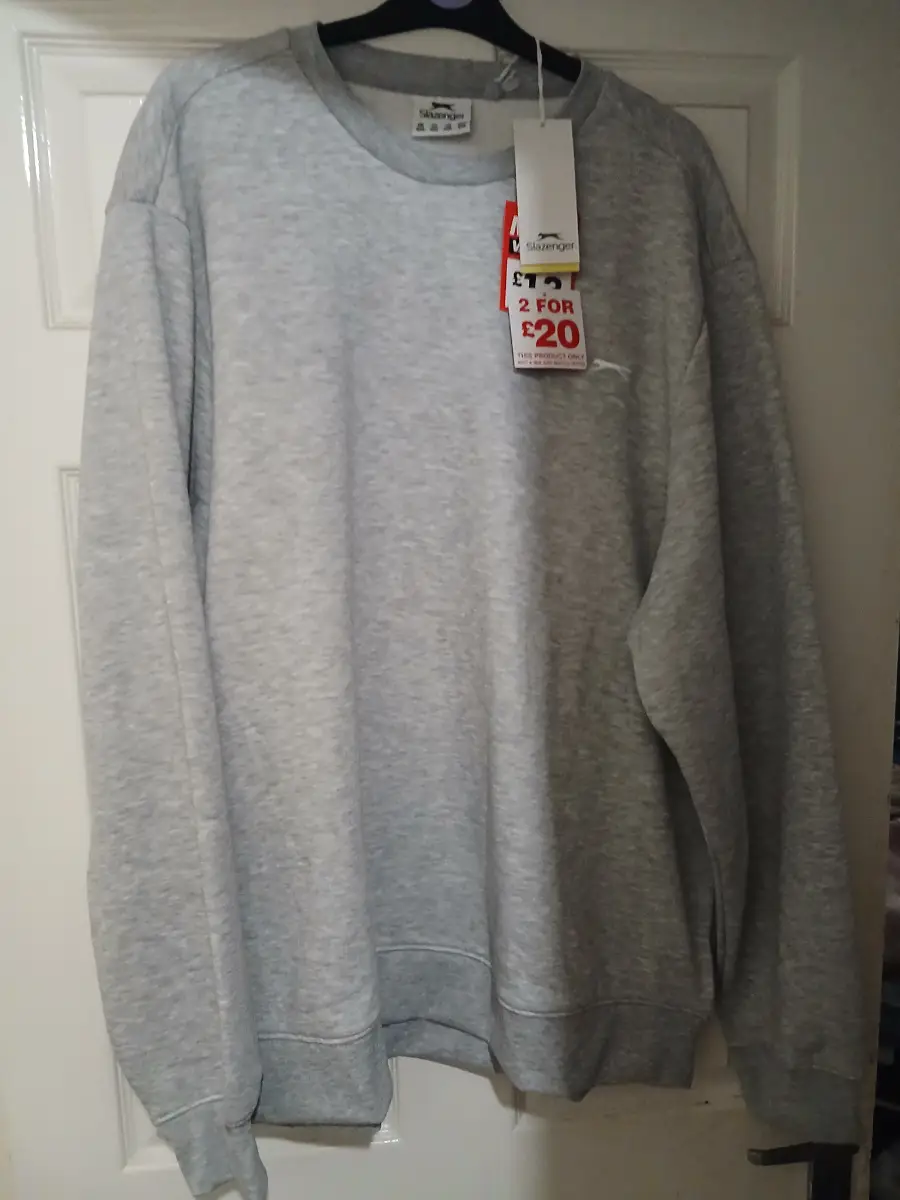 Brand new with tags 4xl Slazenger grey seatshirt