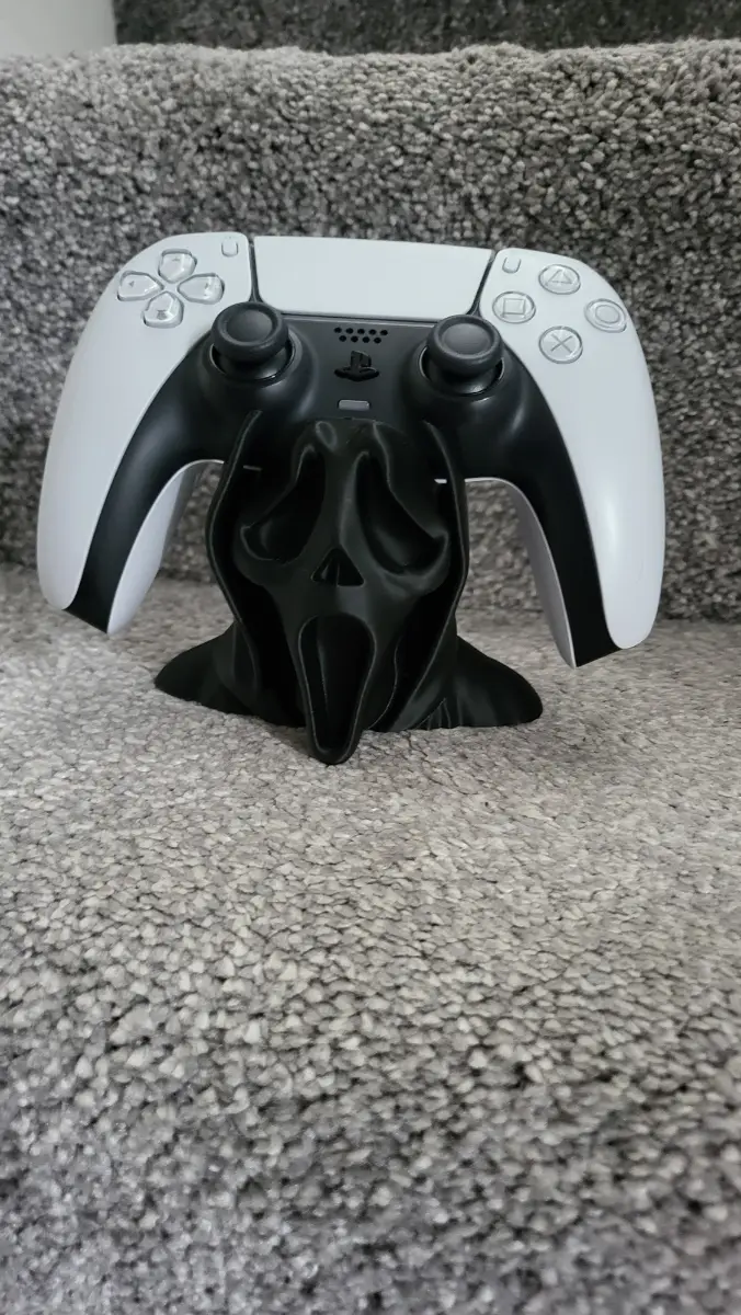 Scream Ghostface Controller Display Stand Ps5, Xbox, Switch Pro Black