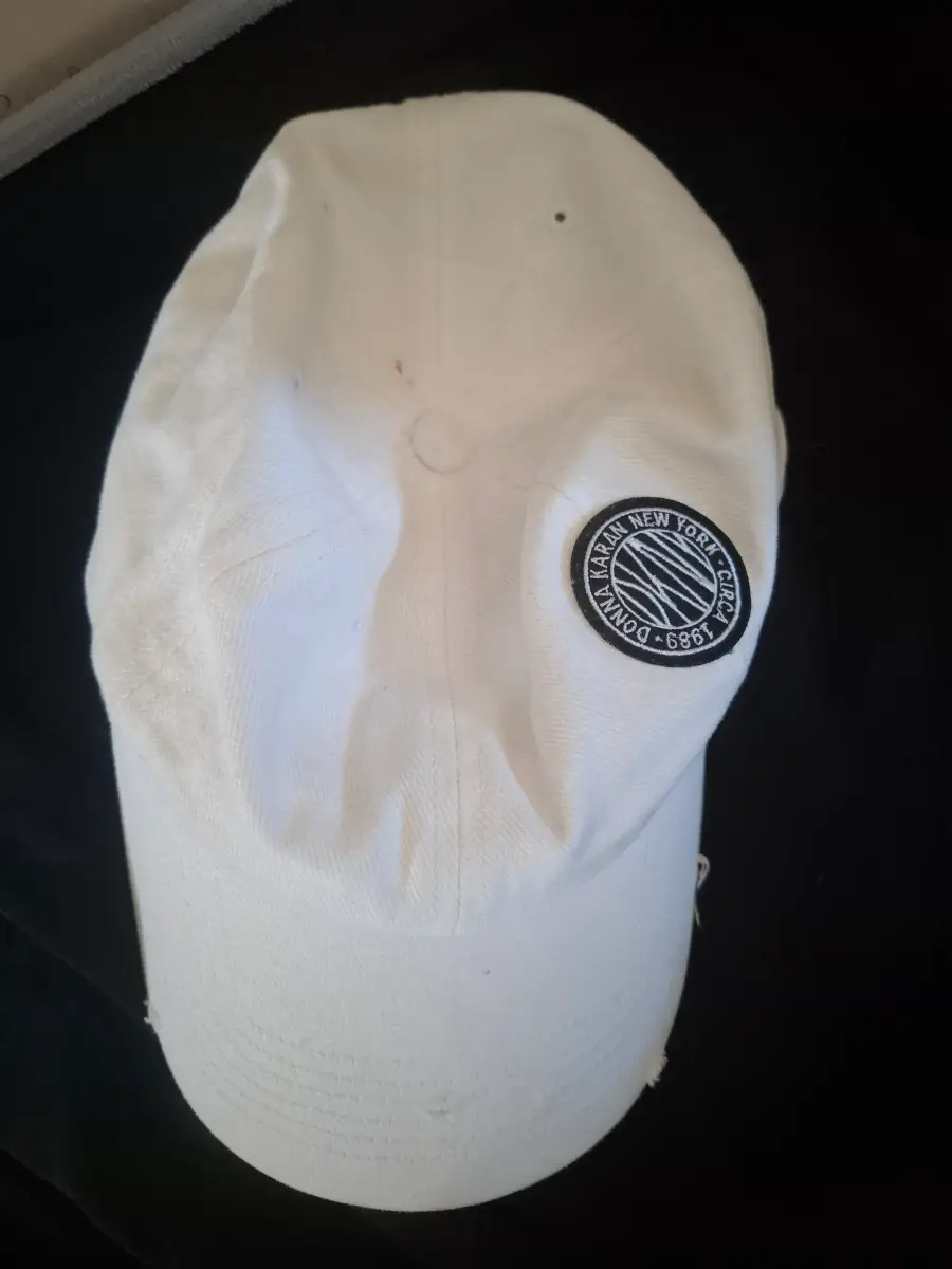 DKNY white sports hat