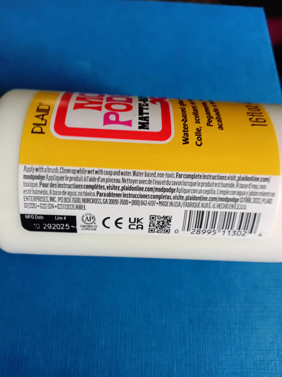 160z tub of mod podge glue