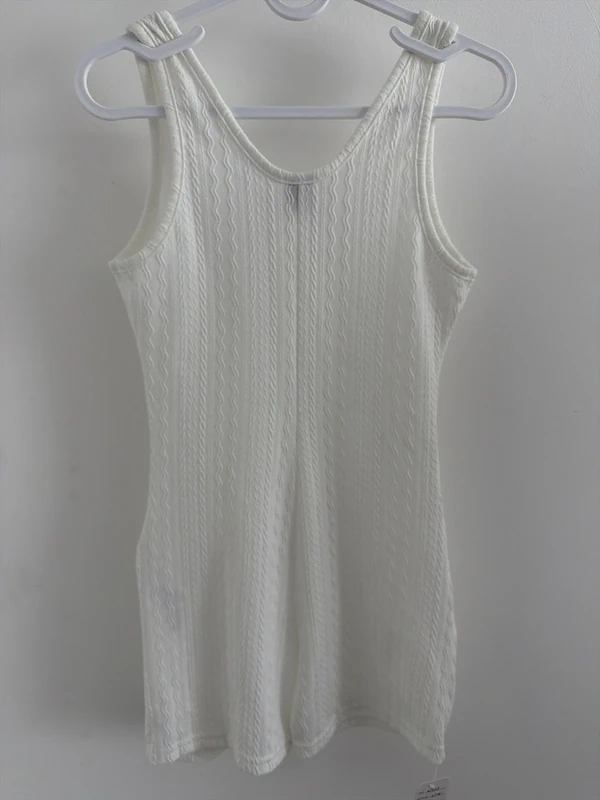 #002 Summer sale Shein white summer jumpsuit size XS eur 34