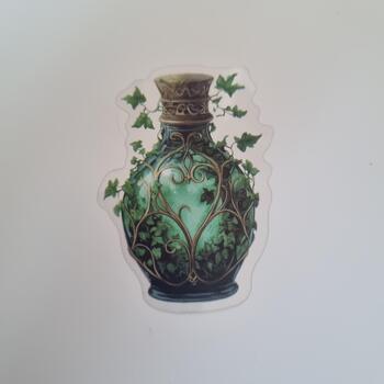 Enchanted Ivy Potion Bottle Vinyl Sticker – Approx 2 Inches