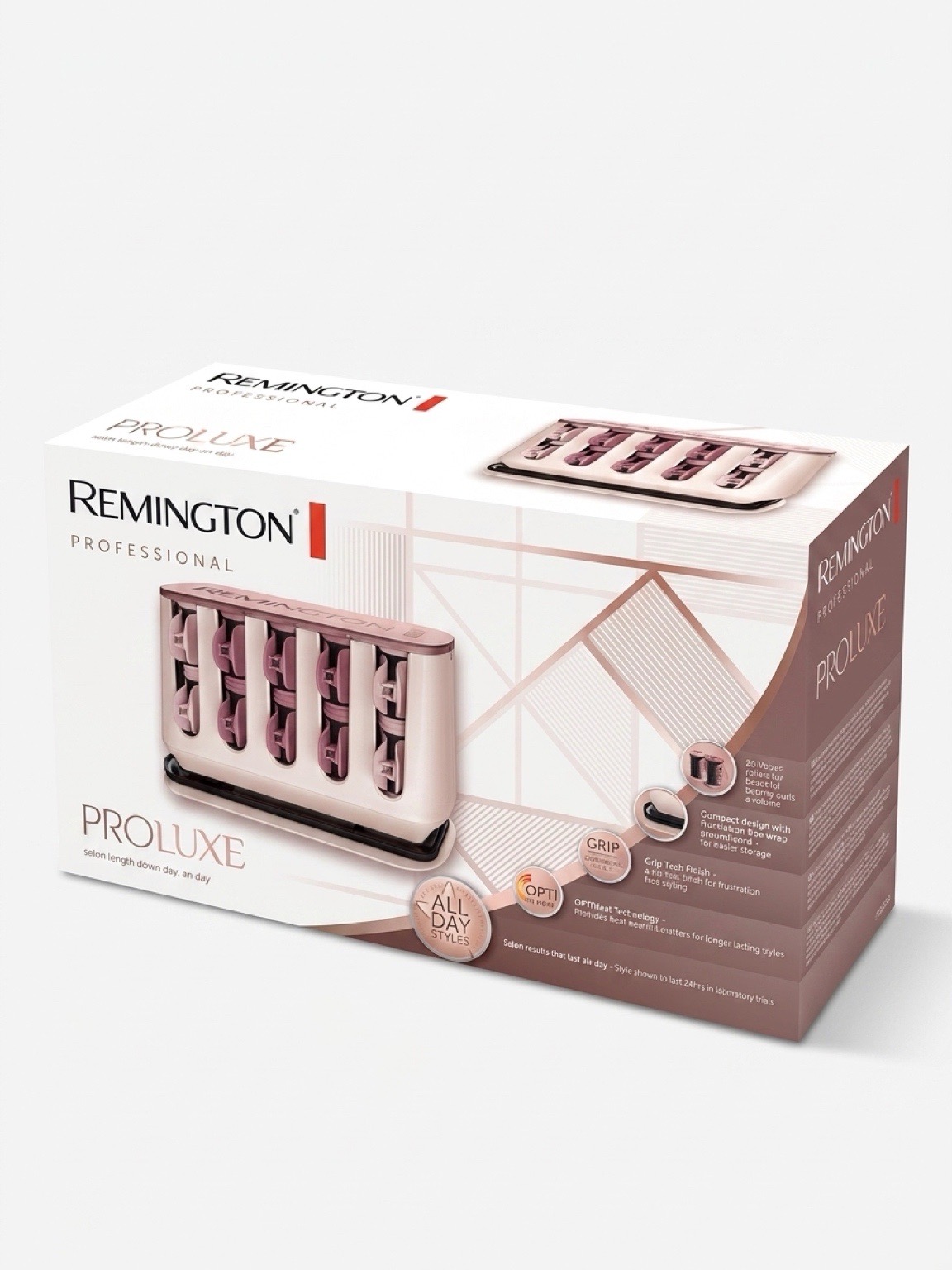 Remington ProLuxe Heated Hair Rollers OptiHeat Volumising Curlers Velvet Set