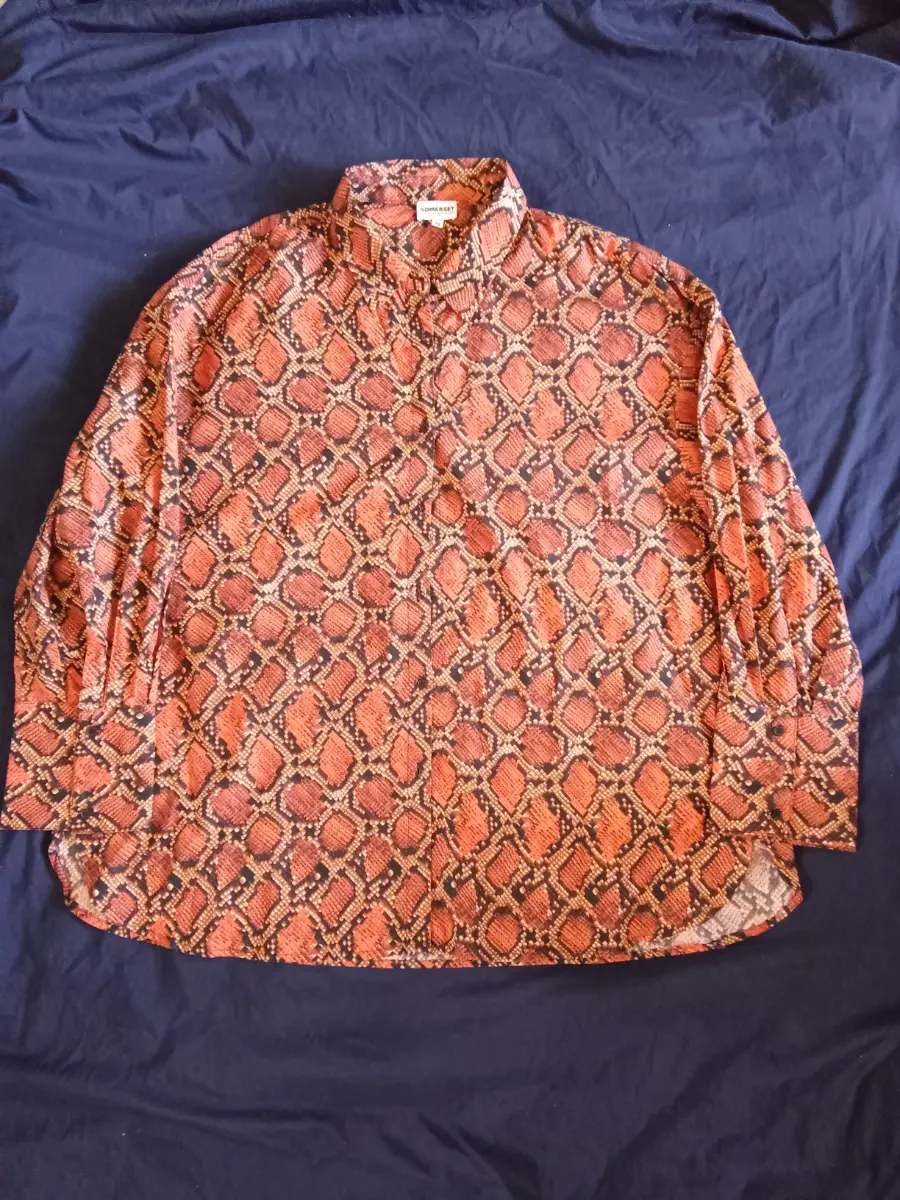 Somerset Alice Temperley Snake Print Shirt Size 16