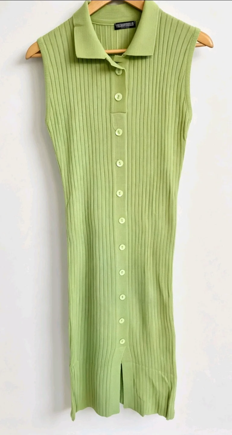 Geen ribbed knit midi dress. Size 8. Brand new without tags.