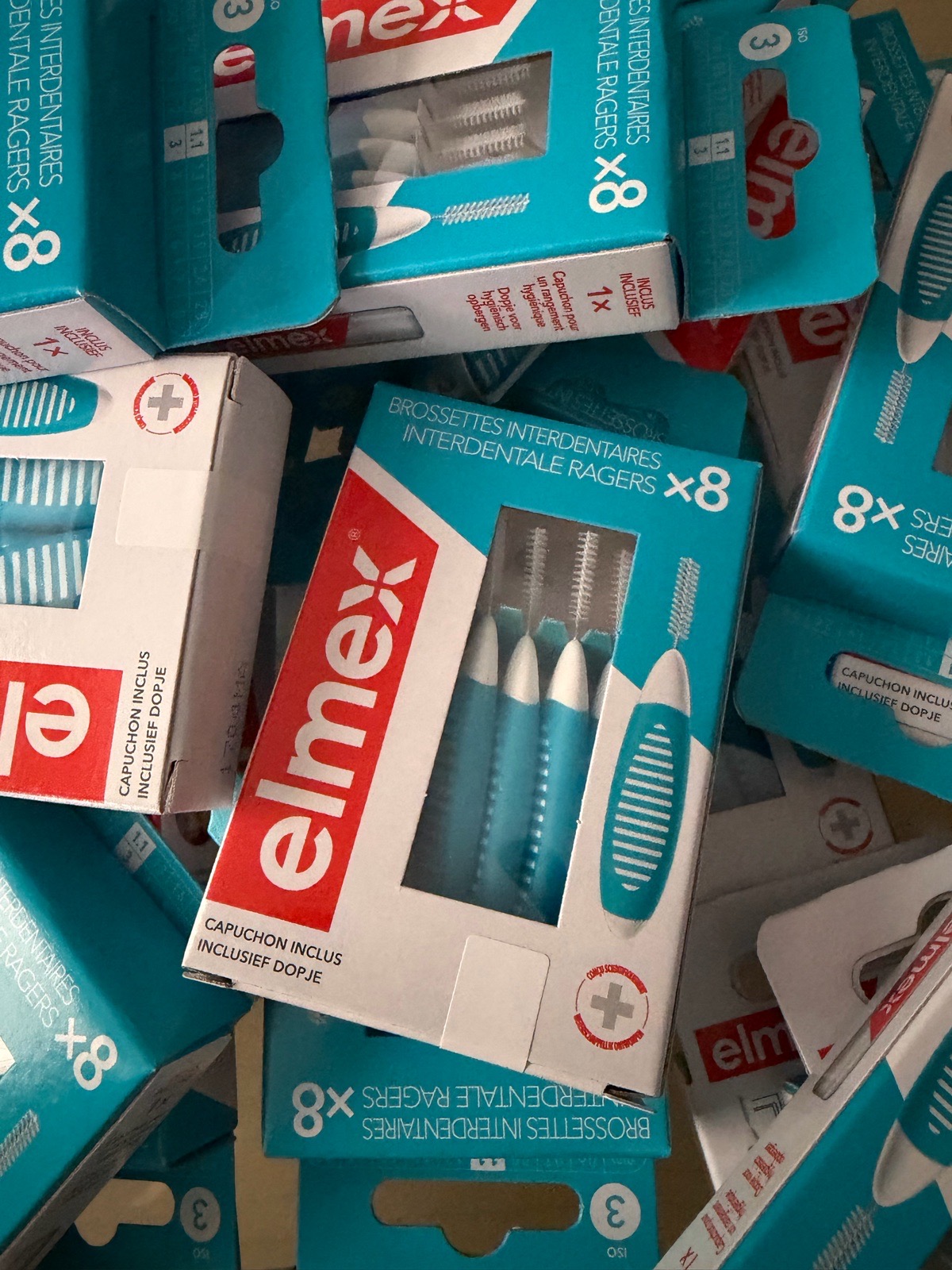 12 packs Elmex interdental brushes (96)