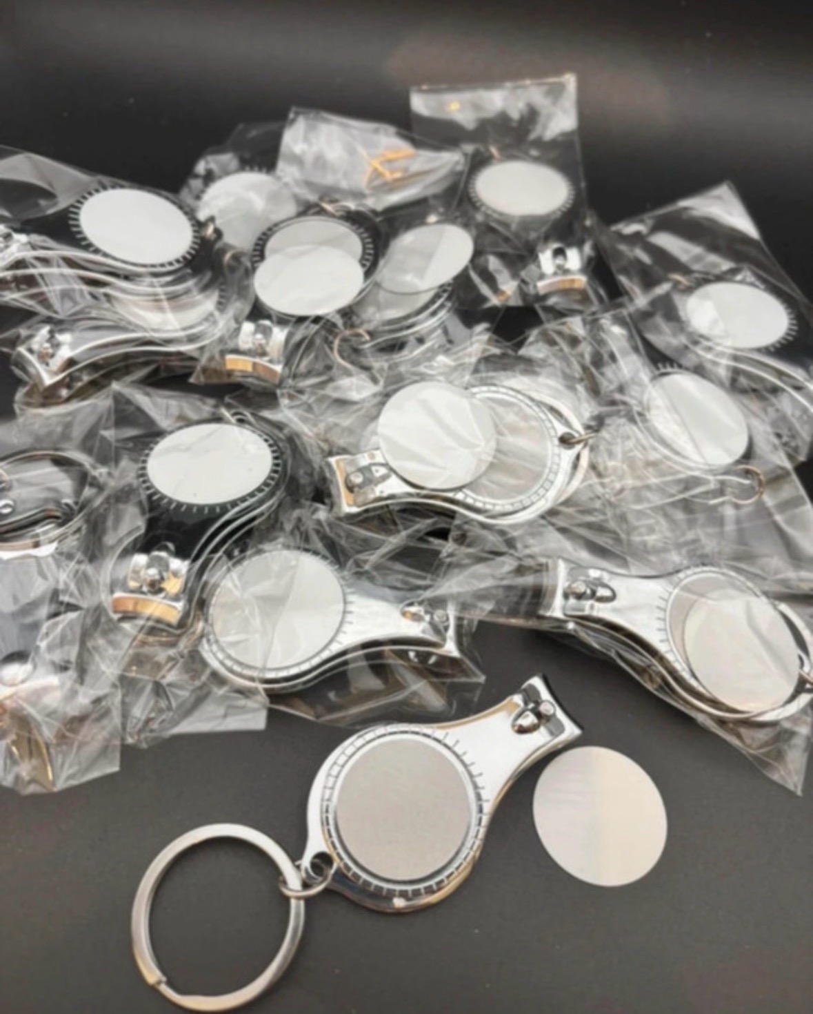 Pack of 15 Sublimation Blank Bottle Openers/Keyrings/Nail Clippers