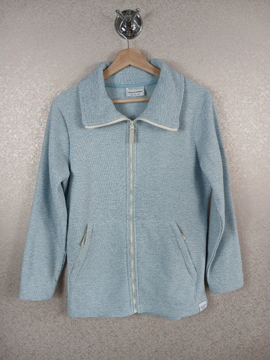 Craghoppers Aio Womens Fleece Jacket Blue Full Zip Hiking Outdoor Coat UK 10 VGC