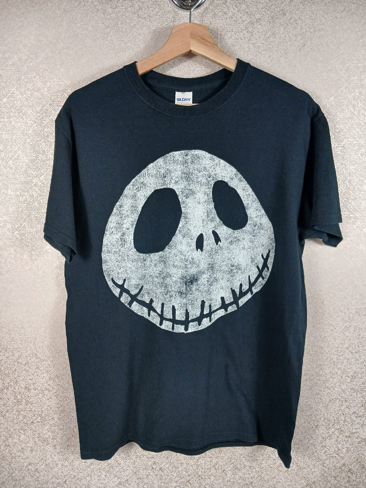 Jack Skellington Tshirt Nightmare Before Christmas Gothic Skull Gildan Men M Med