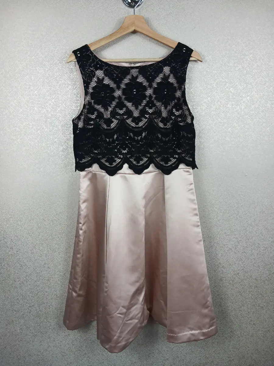 Jacques Vert Pink Black Lace Bodice Prom Dress Size 12 Wedding Guest Occasion