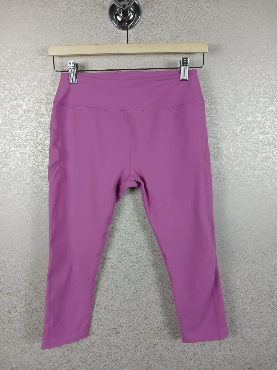 MyProtein Womens Pink Capri Leggings Medium M Gym Yoga Workout Cropped Running