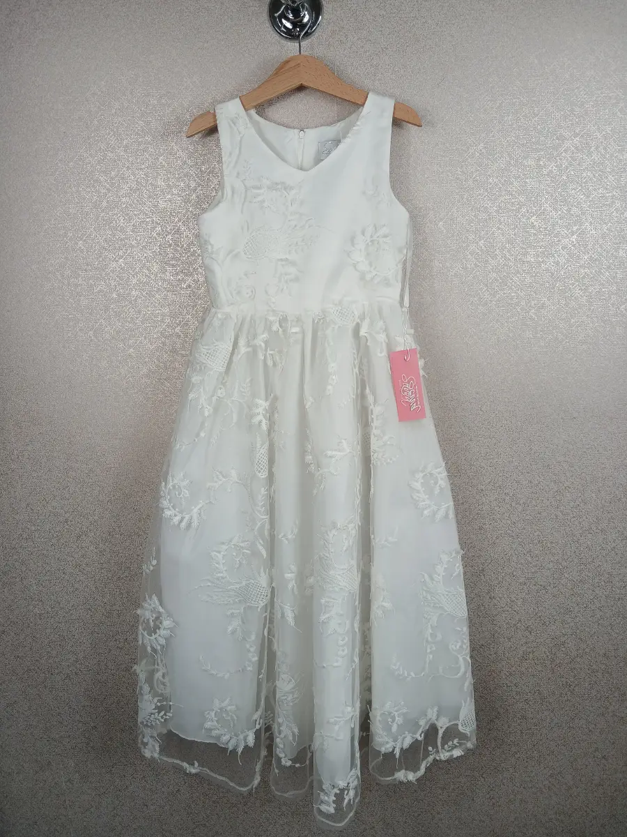 Sevva BNWT White Embroidered Communion Flower Girl Bridesmaid Dress Age 8 Years