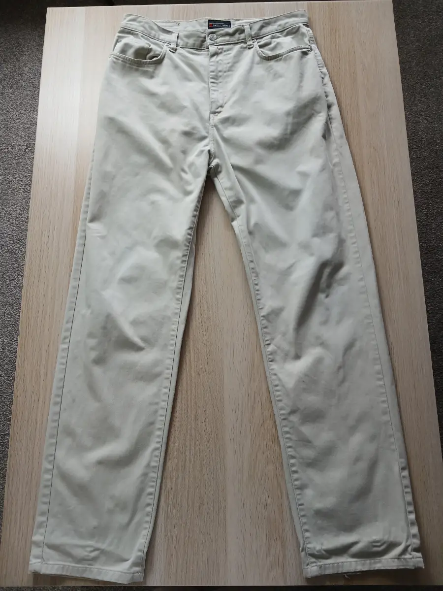 Ciro Citterio Mens Trousers W32 Beige Straight Leg Chinos Jeans Pants Trousers