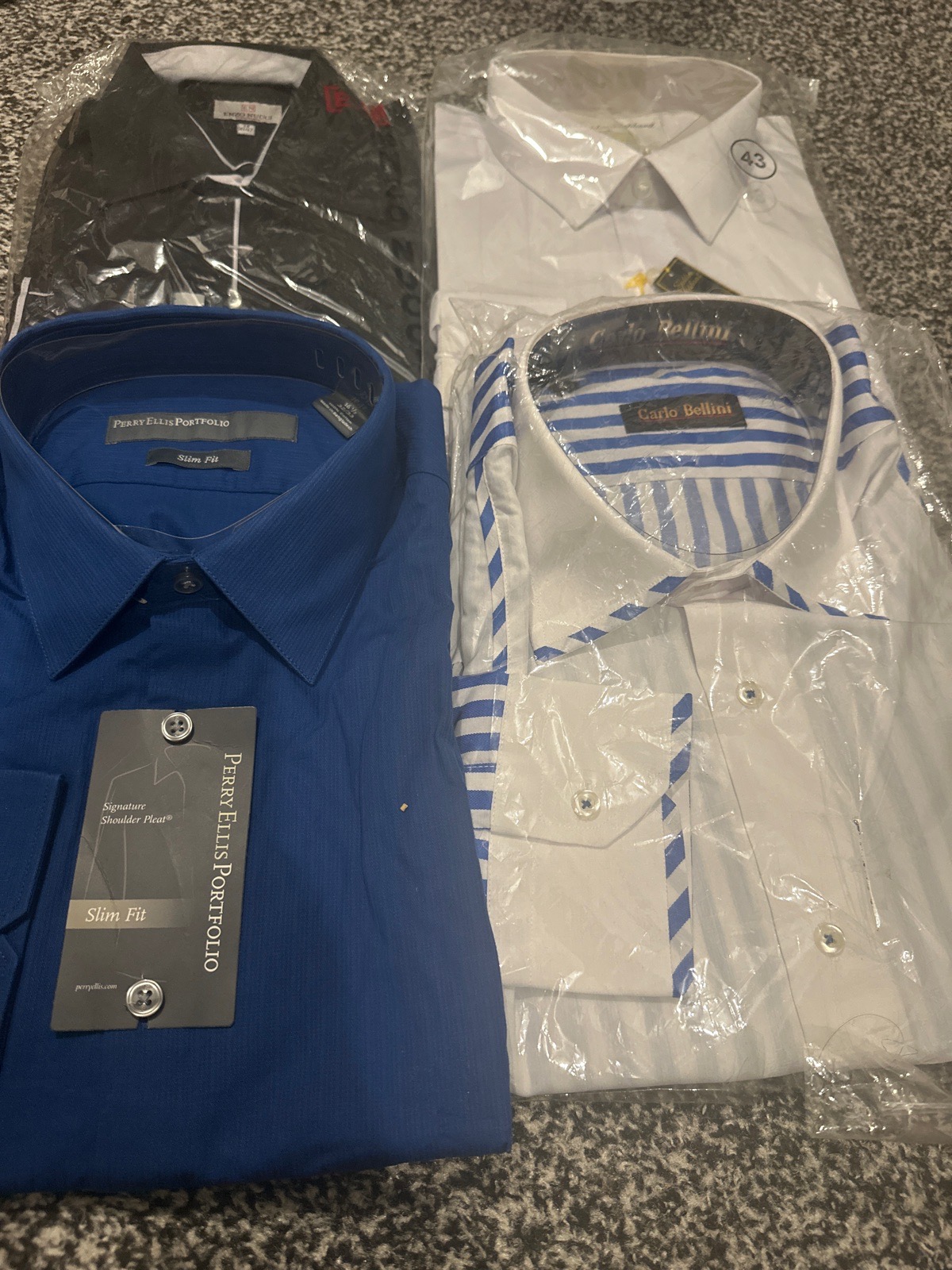 Mans 4 fantastic shirt polycotton long sleeve UK size XL