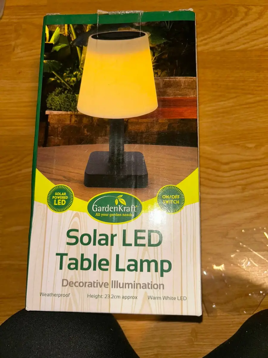 Solar Table Lamp