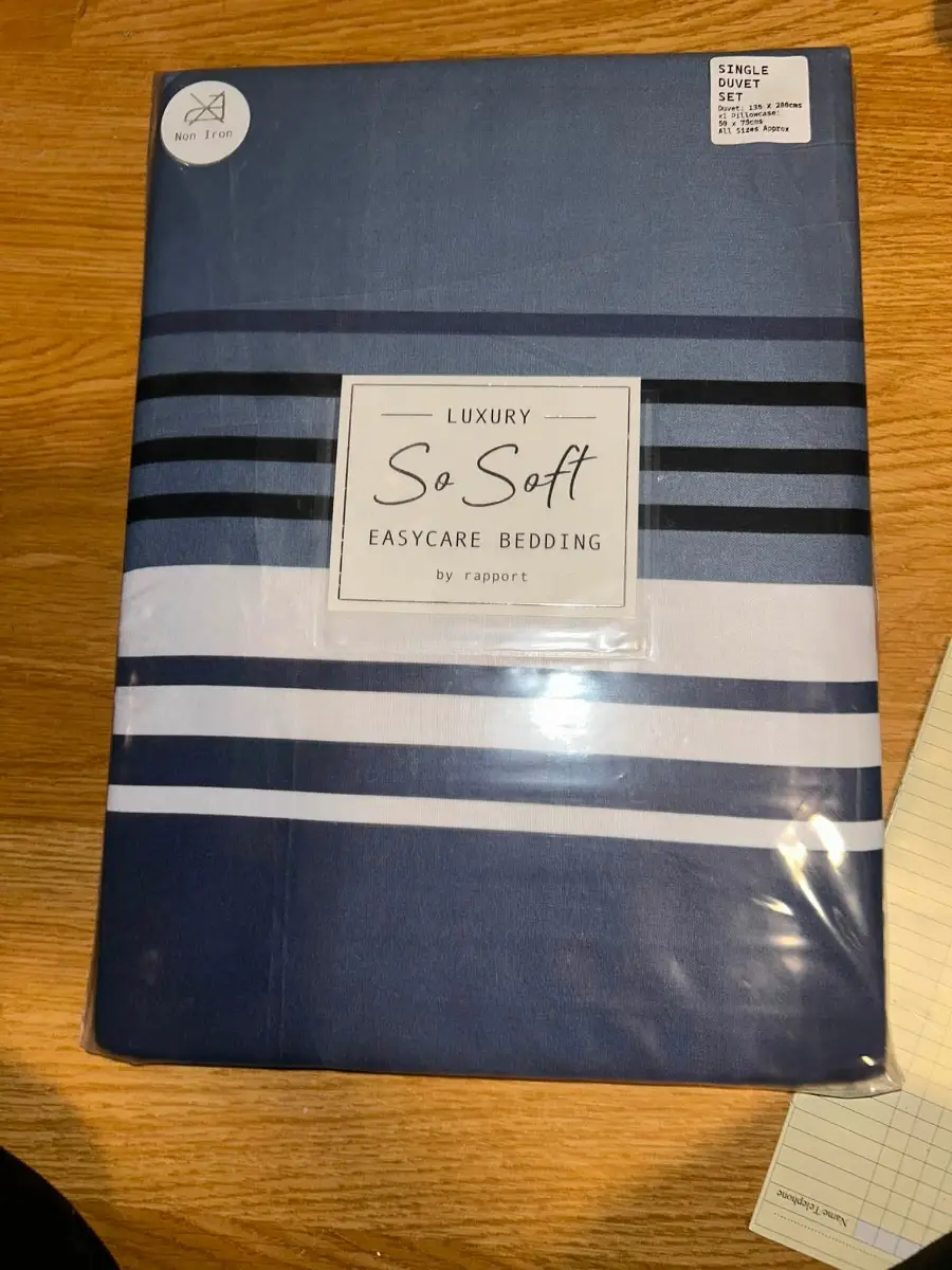 Chicago Blue - Single Duvet