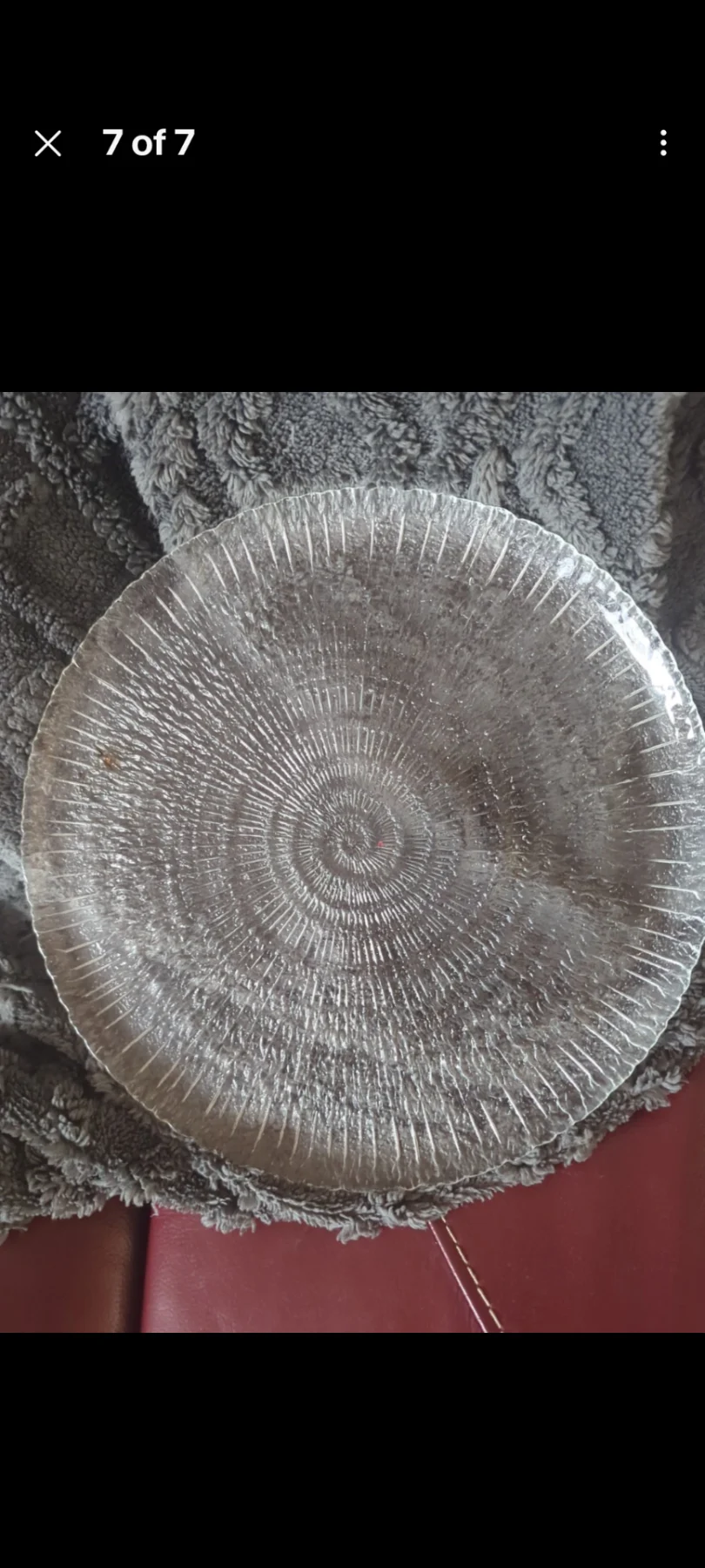 Large glass plate
