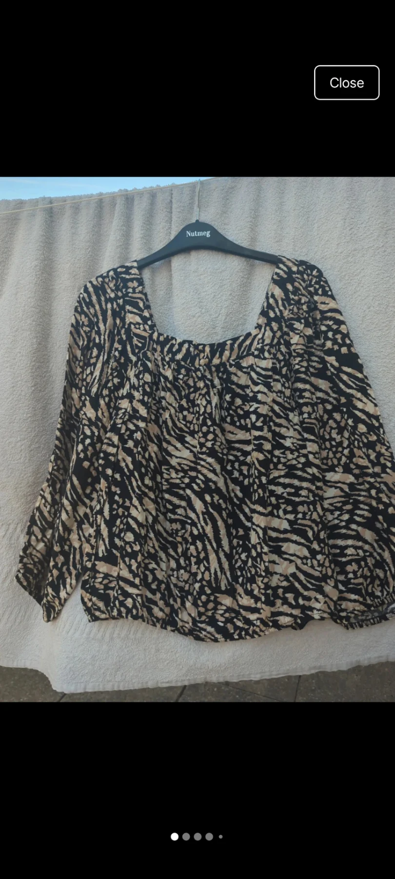 Ladies long sleeve top