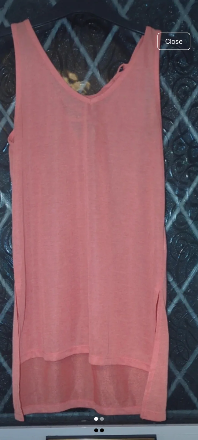Coral vest top  go lovely with jeans or shorts