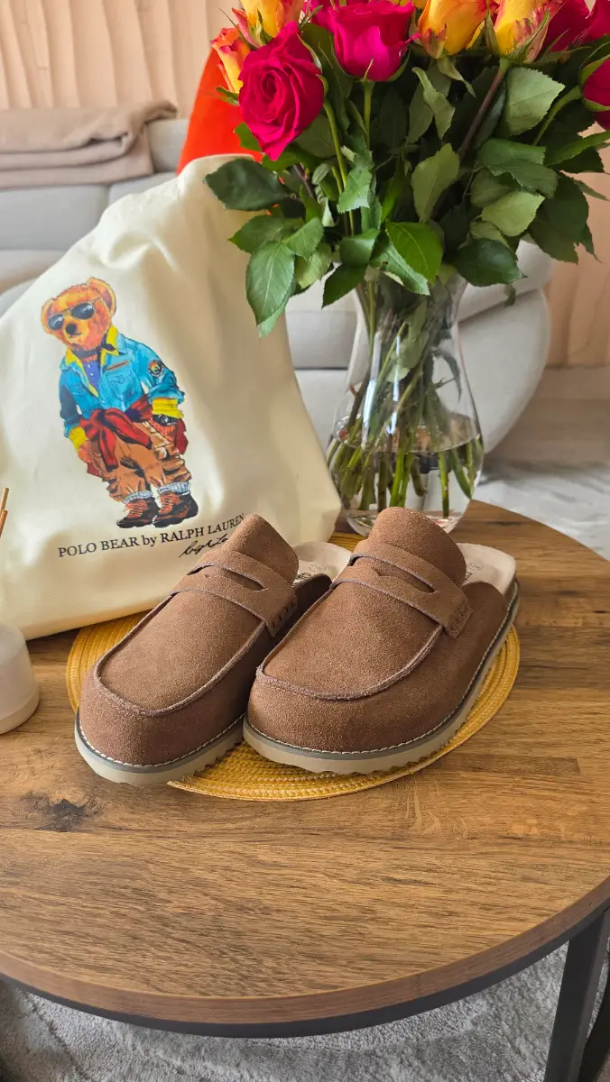 Brand new real Leather mules/clogs very trendy right now