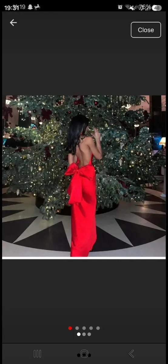Red Beatiful dress