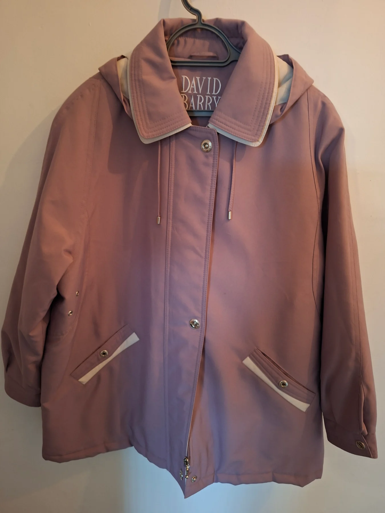 Ladies hooded coat